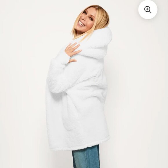 Brand New Jill Martin Classic Unisex Sherpa Lounger Jacket XL/1X - Picture 1 of 8